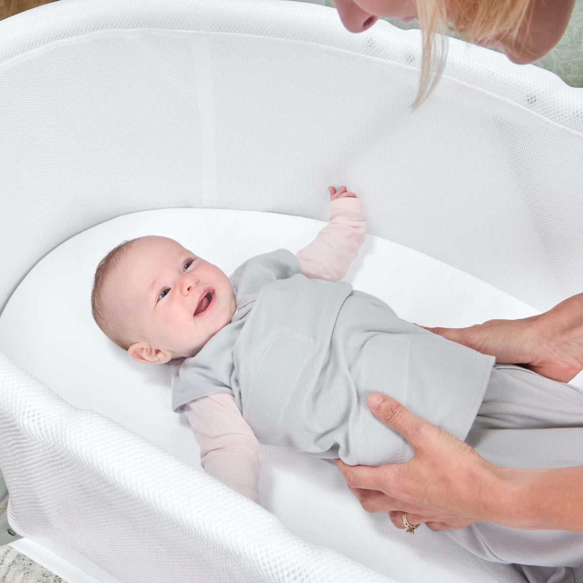Handmade natural Moses baskets with padded mattresses for newborns providing comfort and safety