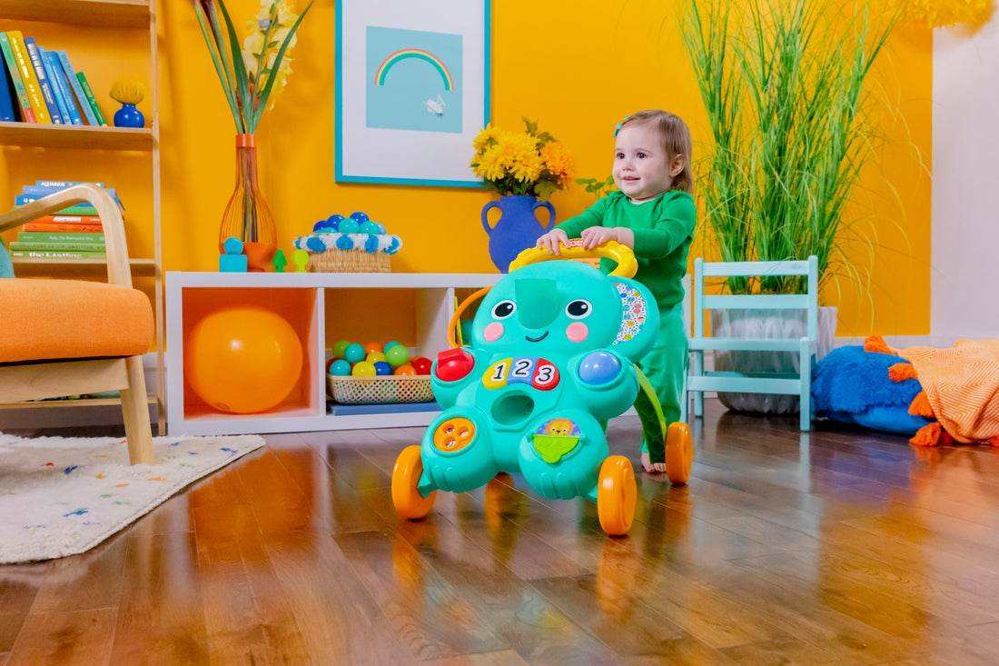 Bright Starts developmental play colorful stacking toy