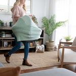 Ingenuity Good to Go 4-in-1 Multi-Use Cover in Fern, versatile nursing cover and scarf for baby privacy and comfort