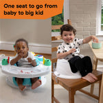Baby Einstein SuperSeat Touch of Tunes 3-in-1 activity, floor, and booster seat with musical piano for babies 6 months to 3 years