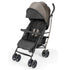 Ingenuity 3Dlite Jewel lightweight khaki stroller with large canopy and car seat compatibility