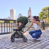 Ingenuity 3Dquickclose CS+ lightweight compact fold stroller with quick close feature and safety harness