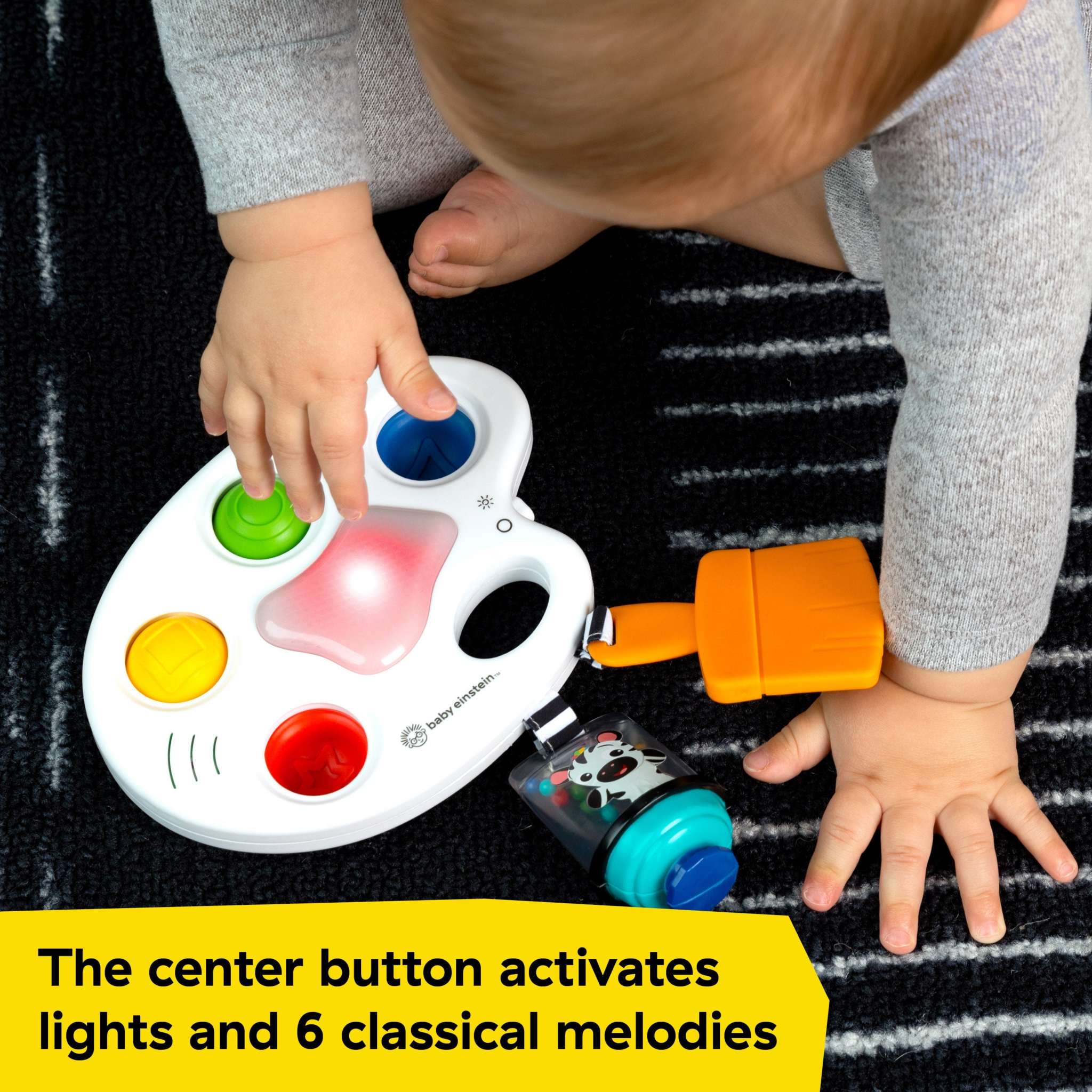 Baby Pop It Sensory Toy with Lights and 6 Melodies
