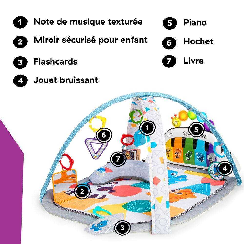 Baby Einstein Kickin Tunes musical activity gym and take along toy