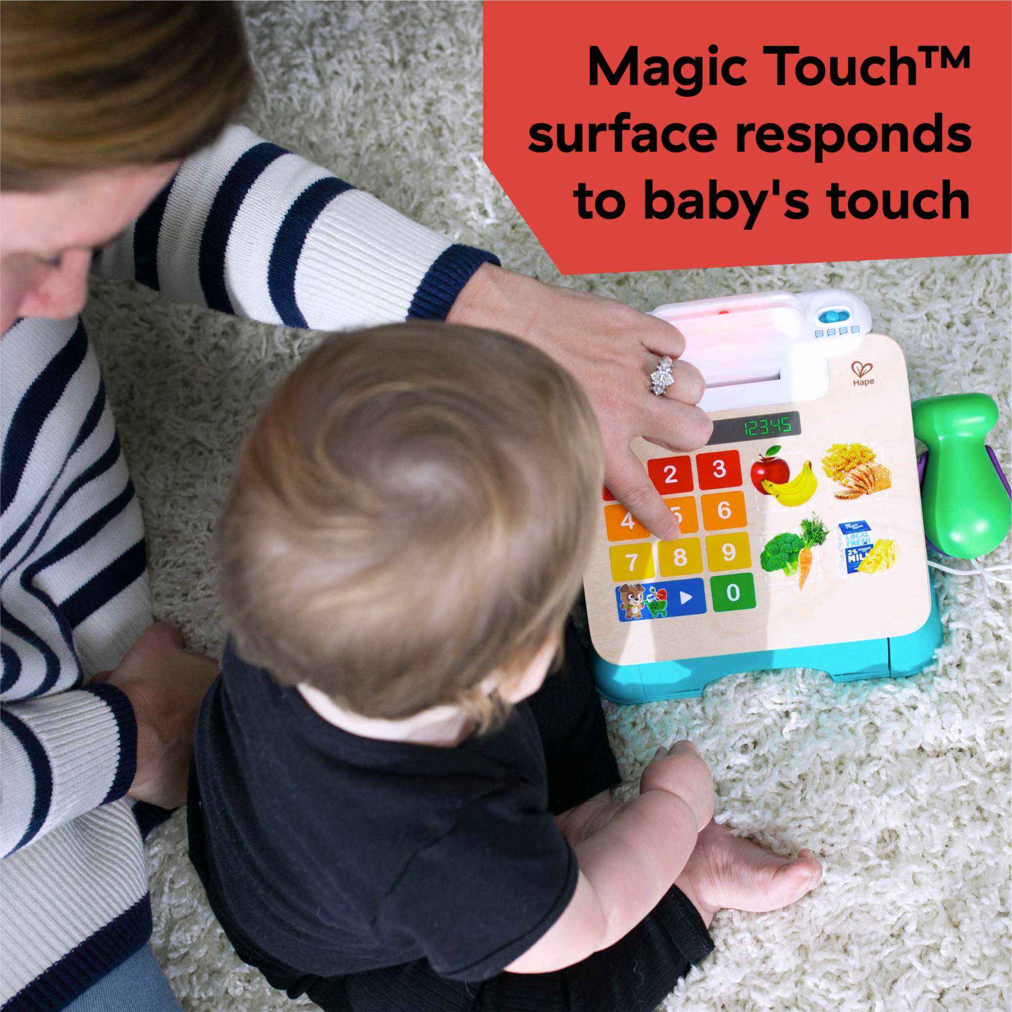 Baby Einstein Hape Magic Touch Cash Register toy for toddlers