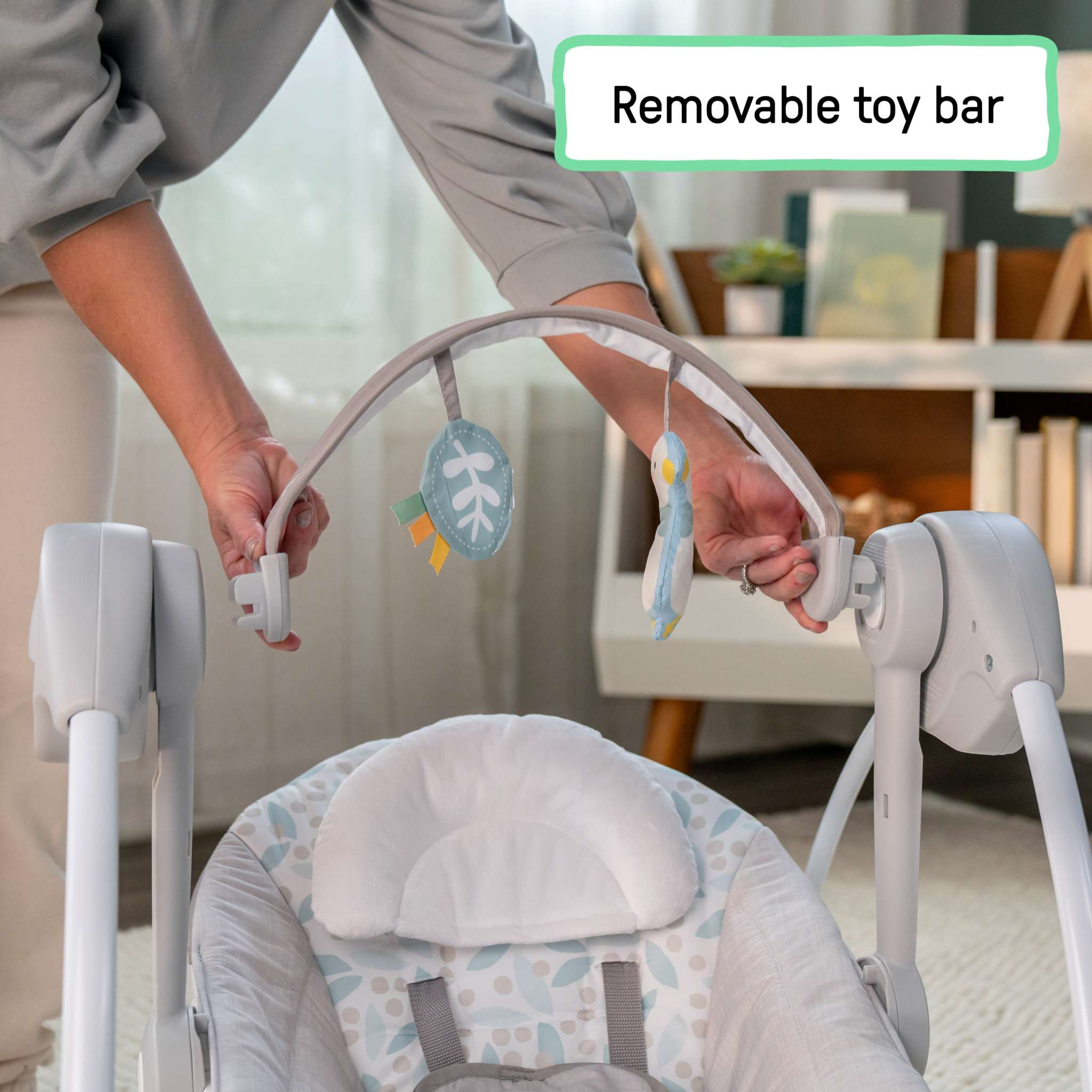 Portable Baby Swing TrueSpeed Weight Sensing