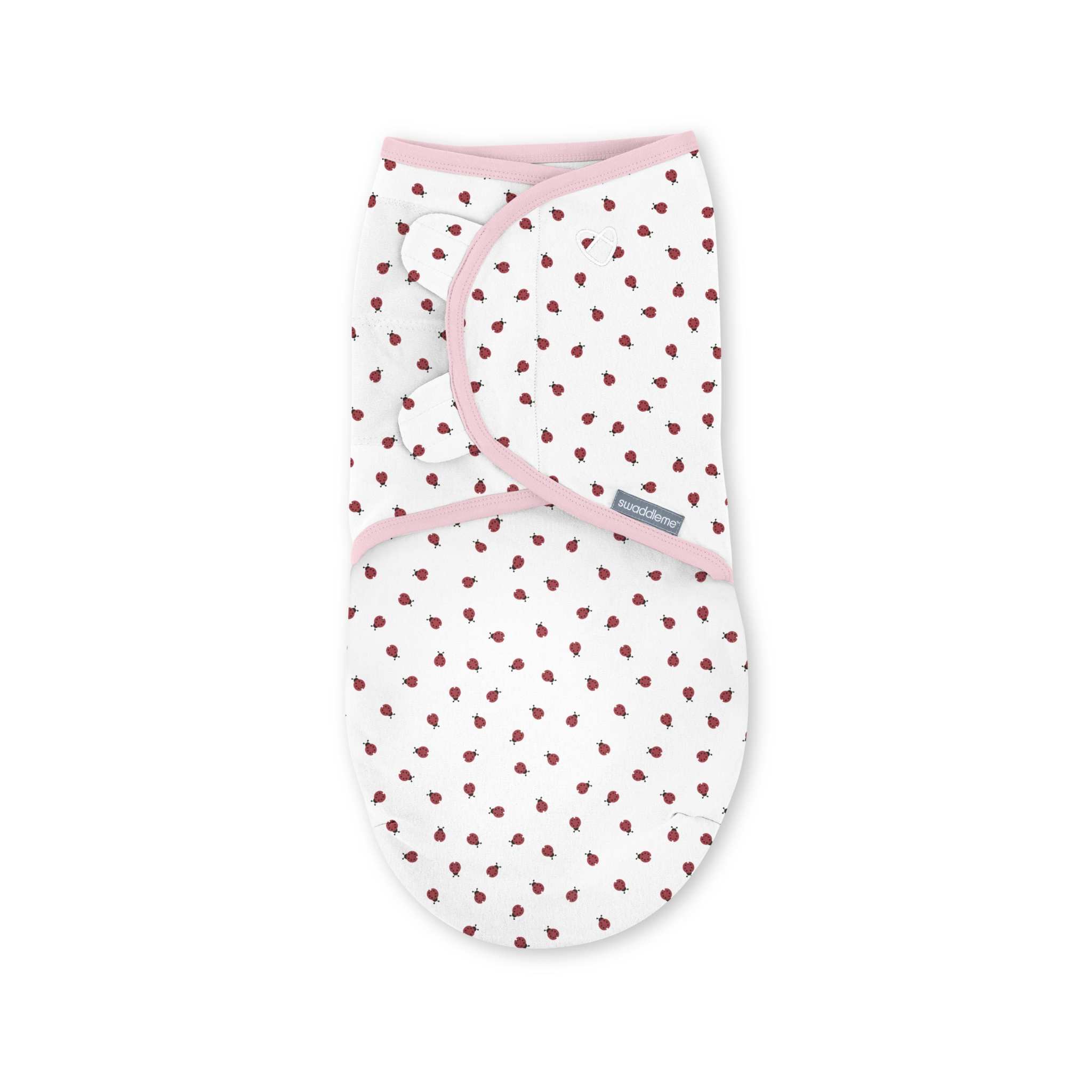 SwaddleMe by Ingenuity small/medium original baby swaddle 0-3 months lady bug picnic pattern 3 pack