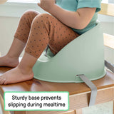 Green Ingenuity My Spot easy-clean baby booster seat with 3-point harness