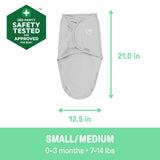 SwaddleMe by Ingenuity Original swaddle 3-pack for newborns 0-3 months with ladybug picnic design
