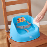 Bright Starts Marvel Spidey and His Amazing Friends My Spot Easy-Clean Baby Booster Feeding Chair, Blue, 6 Months+