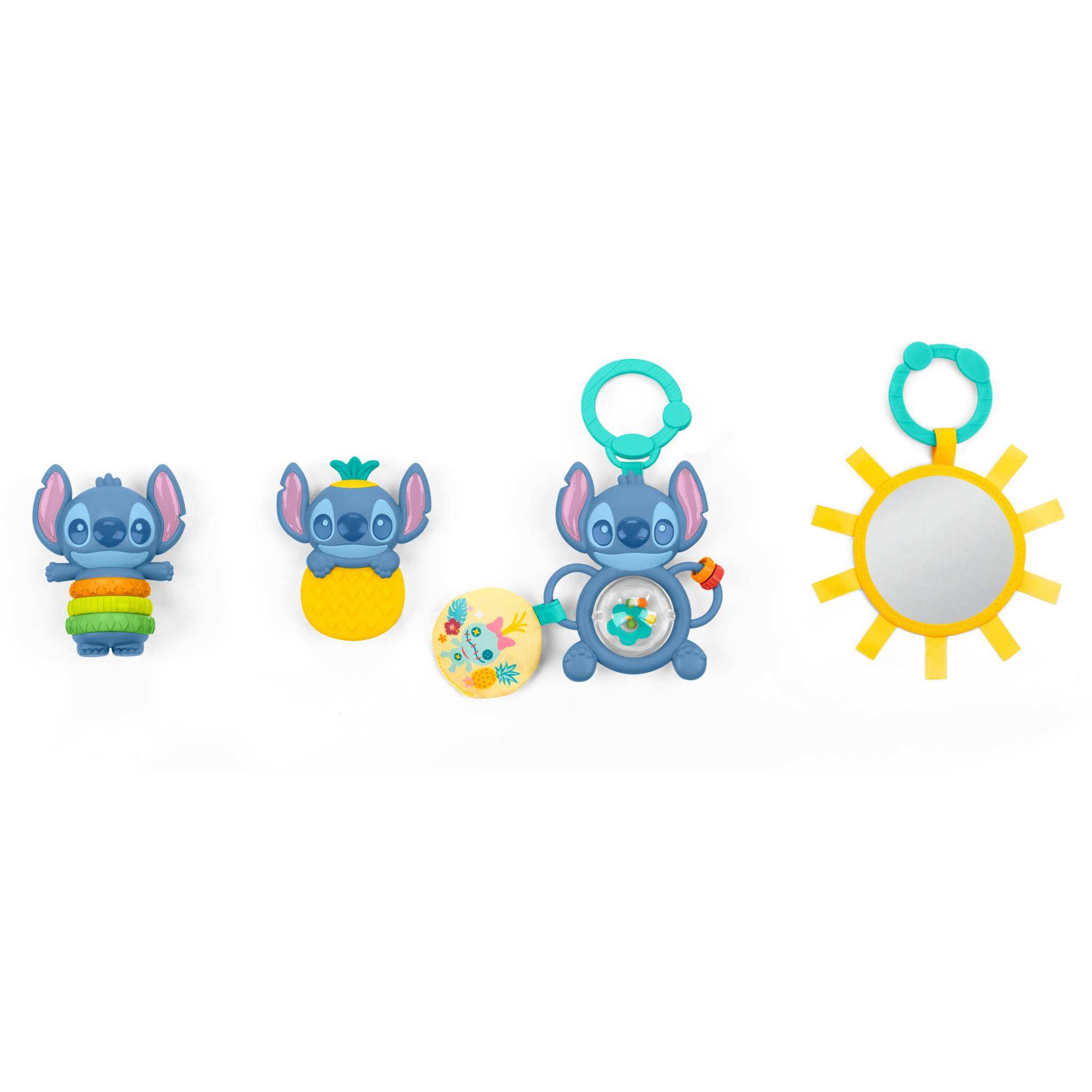 Disney Baby Stitch Tropical Treasures multisensory baby toy gift set