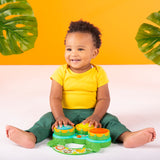 Bright Starts Safari Beats Musical Drum Toy with Lights