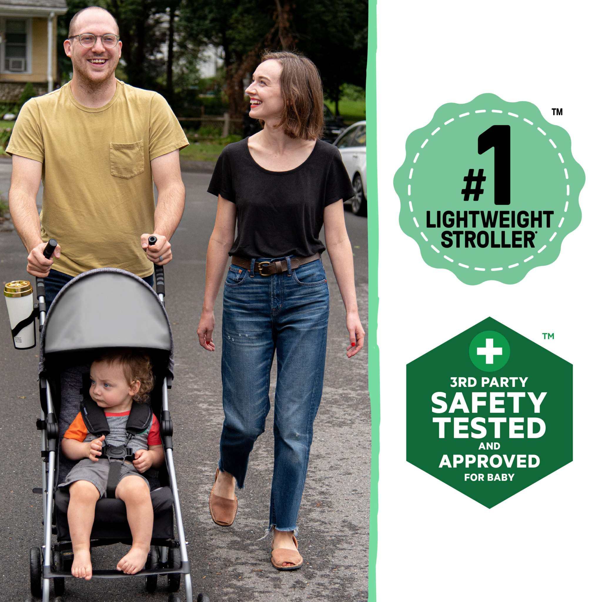 Ingenuity 3Dlite ST lightweight convenience stroller with canopy