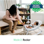 Ingenuity Keep Cozy 3-in-1 baby bouncer and toddler rocker with plush elephant toy