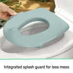 Summer by Ingenuity My Size Potty Pro green toddler training toilet with realistic flush handle and storage compartment