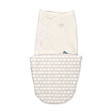 SwaddleMe by Ingenuity All Season Swaddle for newborns 0-3 months with adjustable cotton wrap and quick-flip design