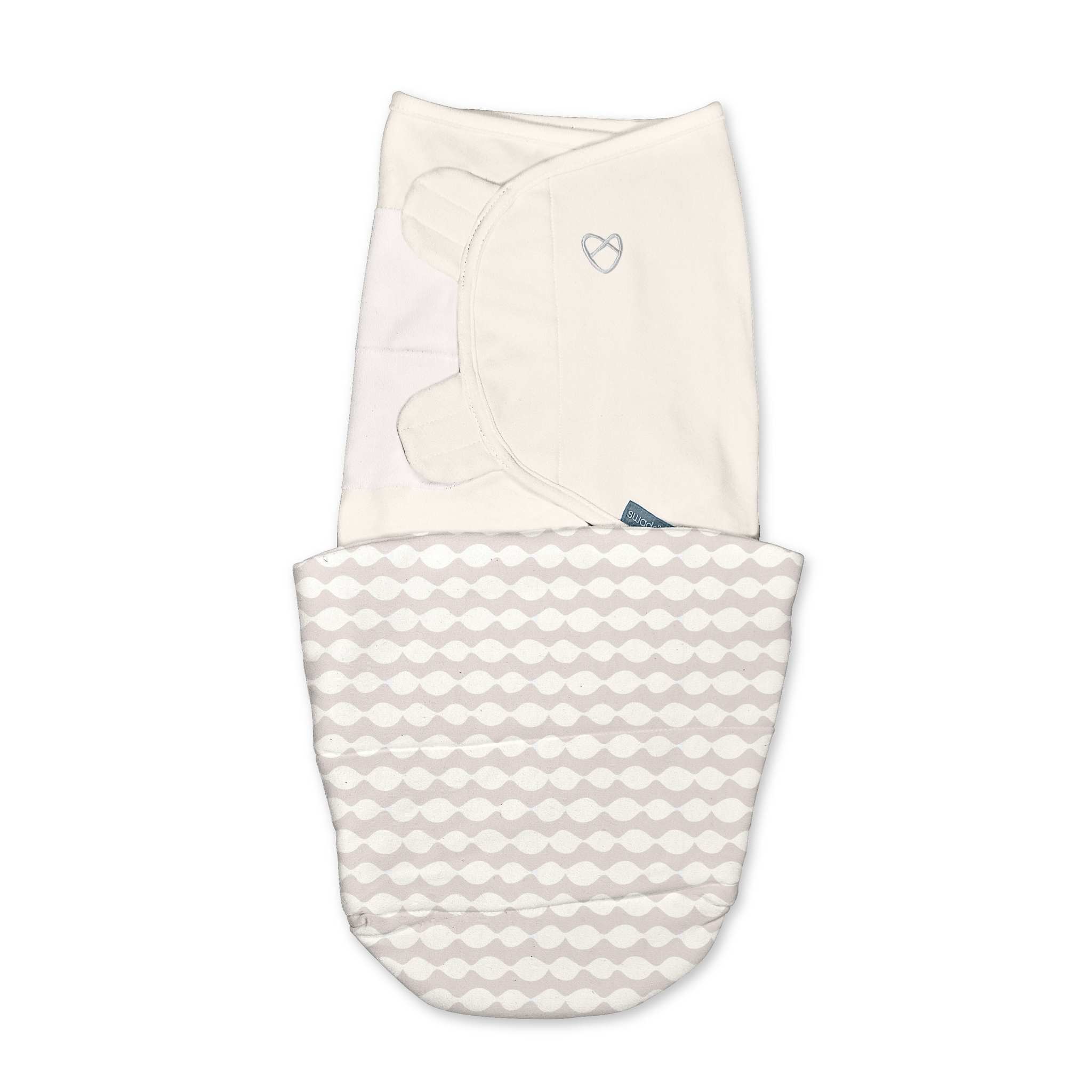 SwaddleMe by Ingenuity All Season Swaddle for newborns 0-3 months with adjustable cotton wrap and quick-flip design