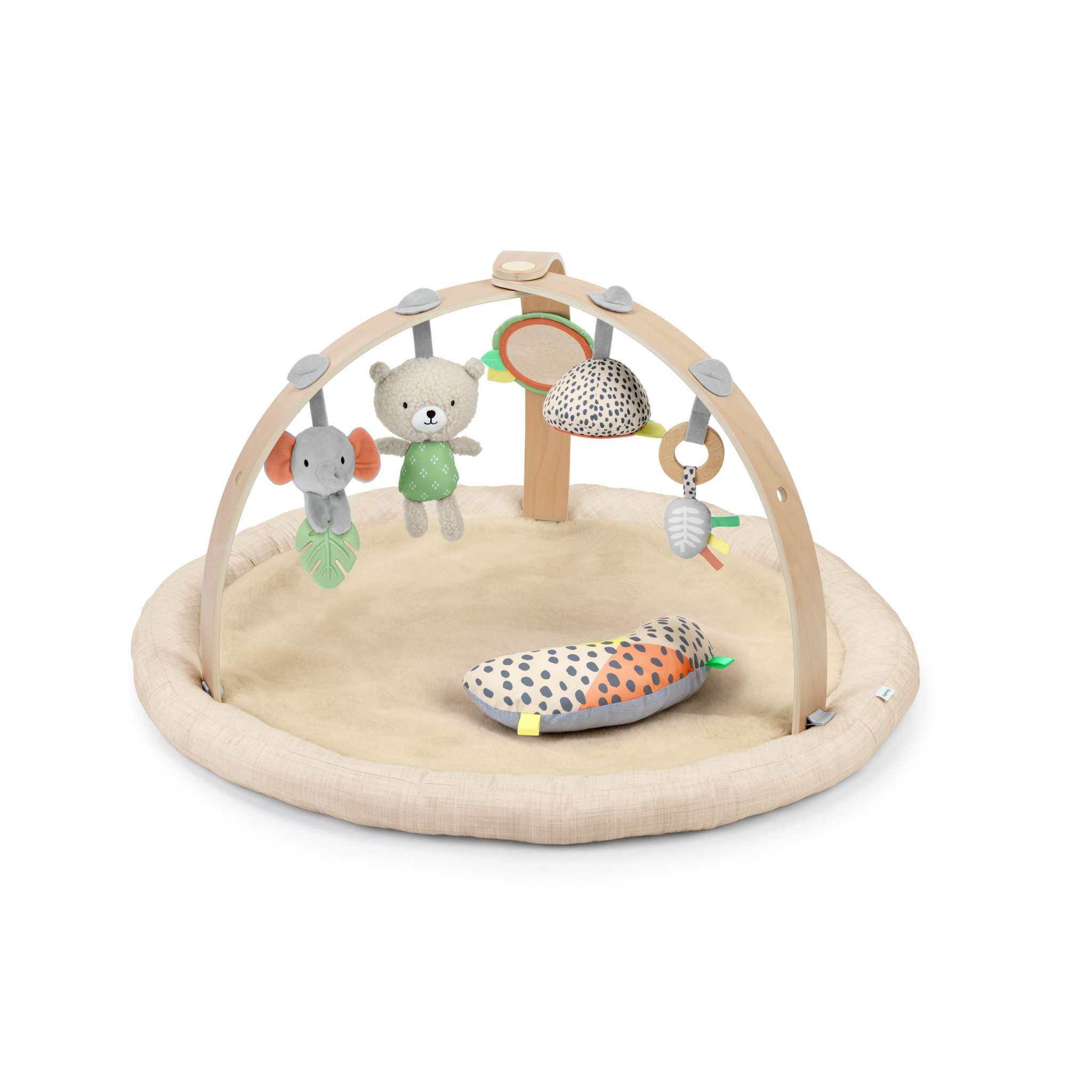 Every Season Plush Lambswool Baby Play Gym with removable toys