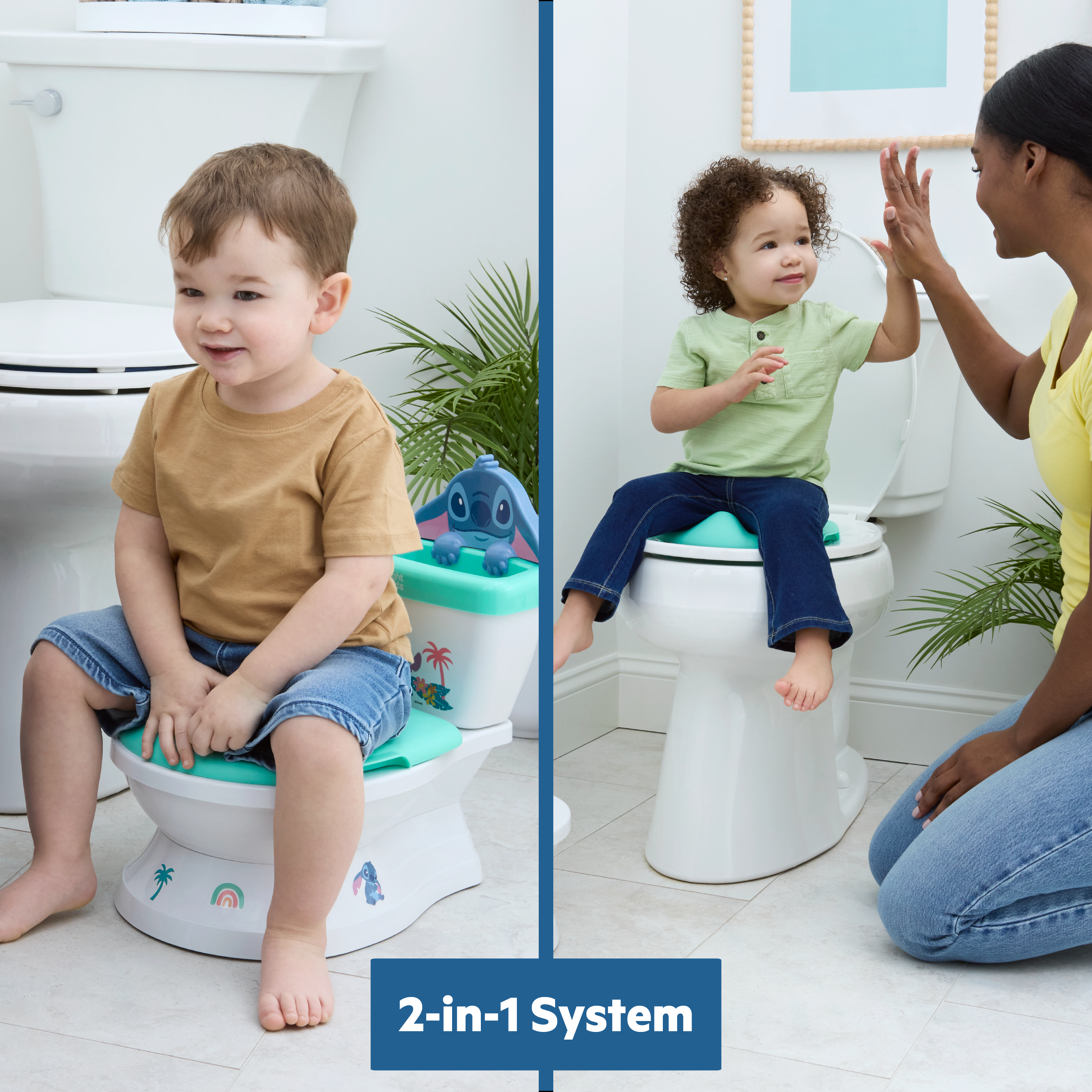Disney Baby Stitch My Size Potty toddler training seat with fun Stitch theme and sounds