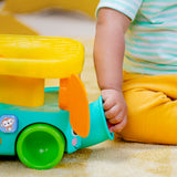 Bright Starts Pop & Roll Safari Bus Ball Play Toy, Elephant, Unisex