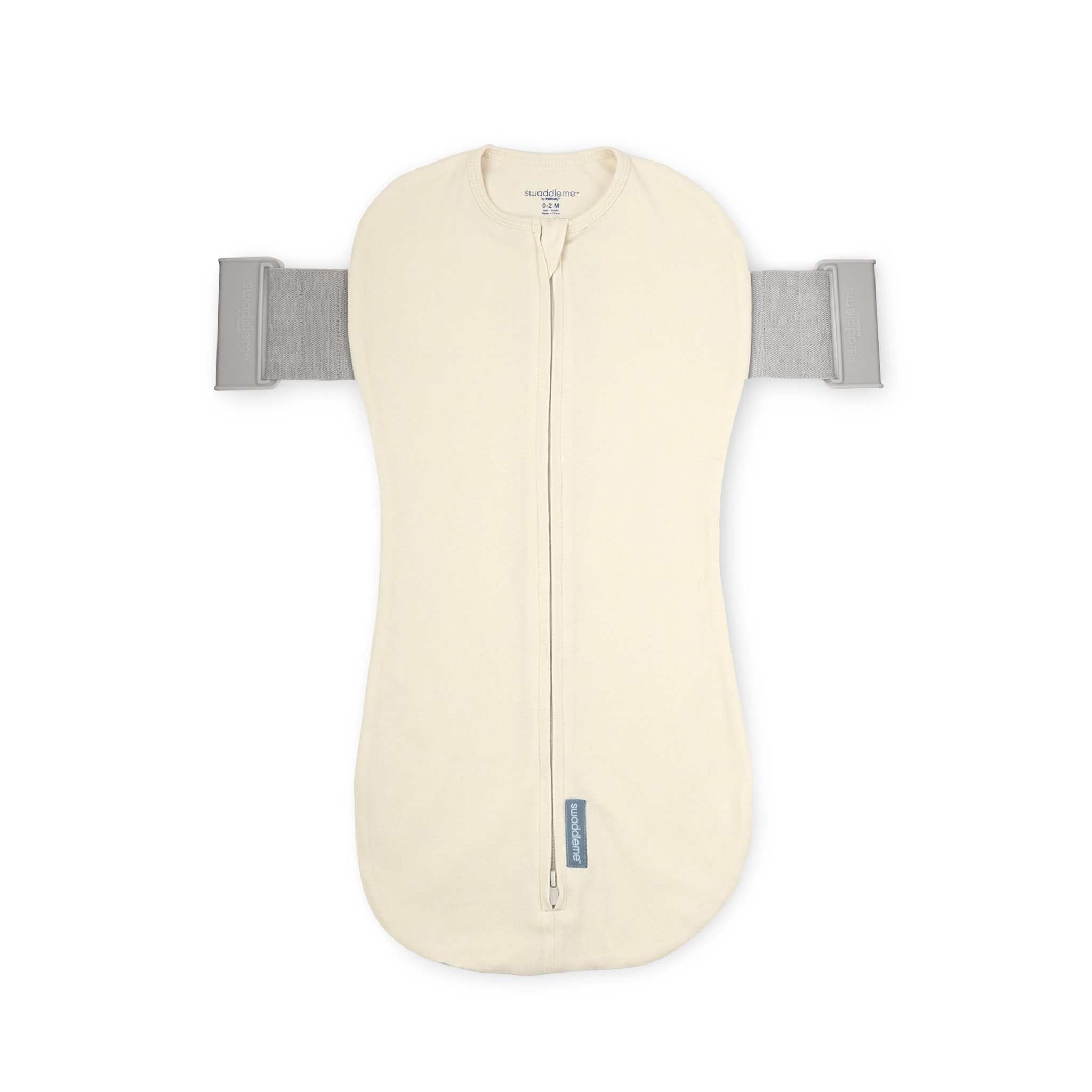 SwaddleMe by Ingenuity Stage 1 Newborn Pod with back-sleep strap for safe, snug sleep