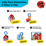Baby Einstein Farm Discovery 5 Piece Gift Set, Multisensory Baby Toys, for Ages 3 Months and Up