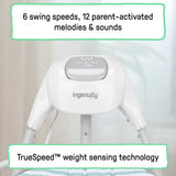 Ingenuity SimpleComfort 4-in-1 baby swing and rocker with piano playtime
