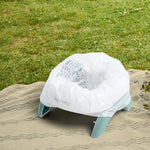 Ingenuity travel potty liners with leak-resistant disposable bags and easy-tie handles in resealable storage pouch