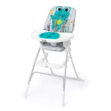 Baby Einstein Ocean Explorers compact folding high chair with snack tray and sensory water mat for babies 6-36 months