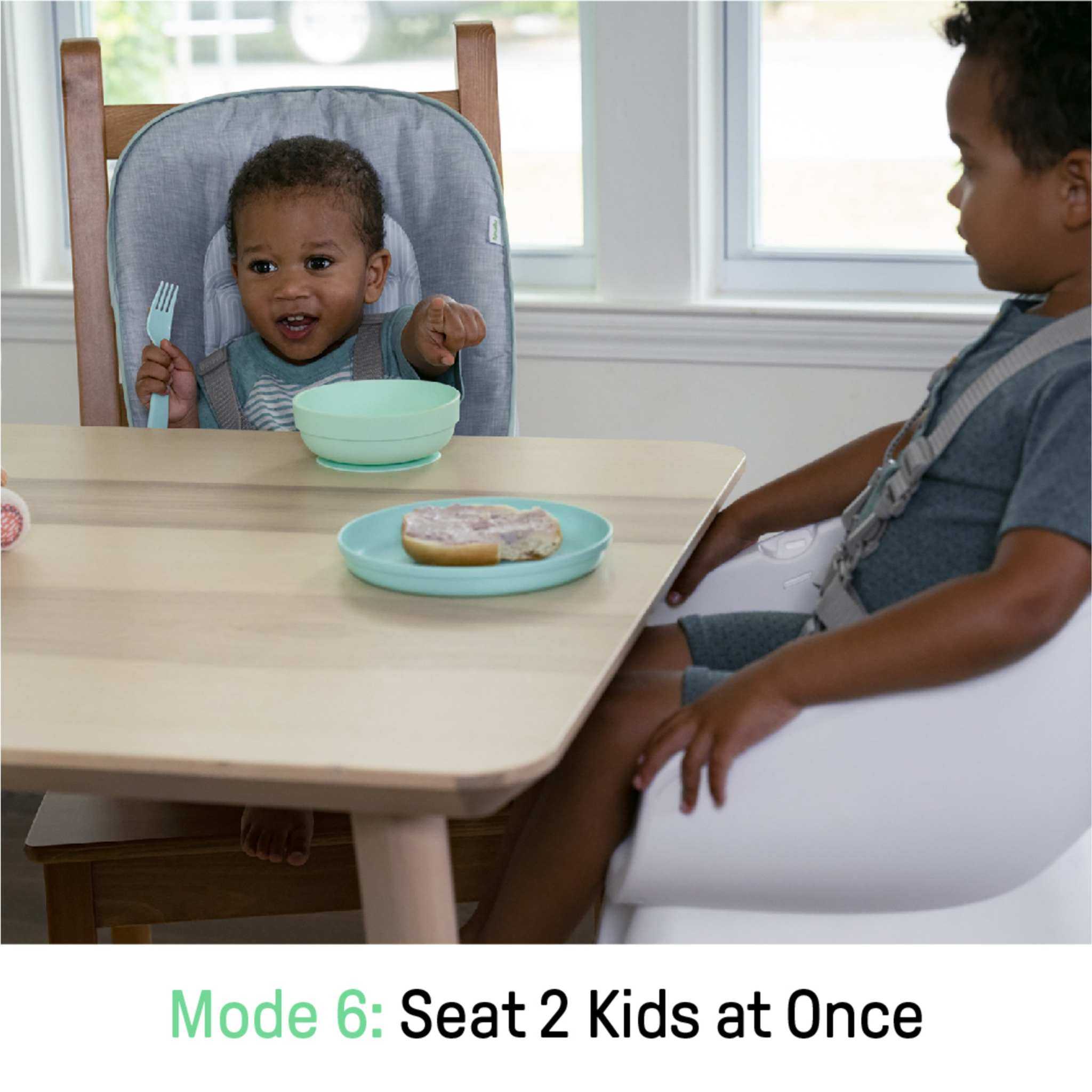 Ingenuity Beanstalk Baby 6-in-1 adjustable high chair in ray color