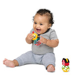 Baby Einstein Cal’s Barnyard Rattle & Reflect Duo, Baby Toys, Ages 0+ Months