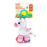 Bright Starts Sparkle & Shine Unicorn On-the-Go Take-Along Toy