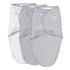 SwaddleMe by Ingenuity Original Swaddle for newborns 0-3 months with adjustable criss-cross wings in 3-pack