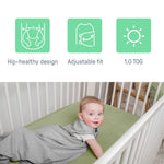 SwaddleMe by Ingenuity Comfort Pack with three baby swaddles for 0-3 months, featuring baby elephant design