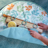 Ingenuity Sun Valley Wooden Toy Arch & Baby Play Mat