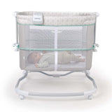 Ingenuity Dream & Grow Bedside Bassinet adjustable bedside crib with breathable mesh sides and storage pockets