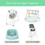 Ingenuity Sun Valley Wooden Toy Arch & Baby Play Mat
