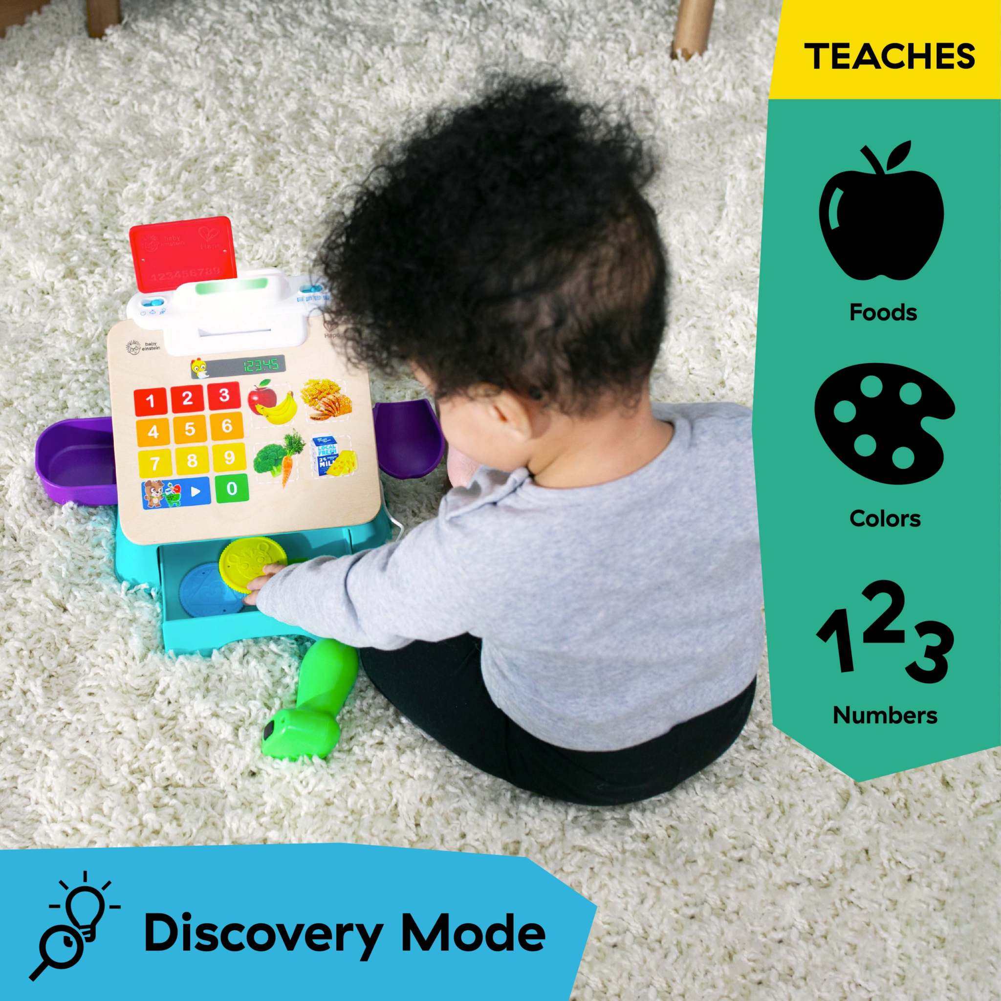 Baby Einstein Hape Magic Touch wooden cash register toy for toddlers