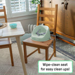 Green Ingenuity My Spot easy-clean baby booster seat with 3-point harness