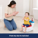 Bright Starts Marvel Spidey and his Amazing Friends My Size Potty 2-in-1 System, Unisex Toddler Potty Chair with Flushing & Cheering Sounds