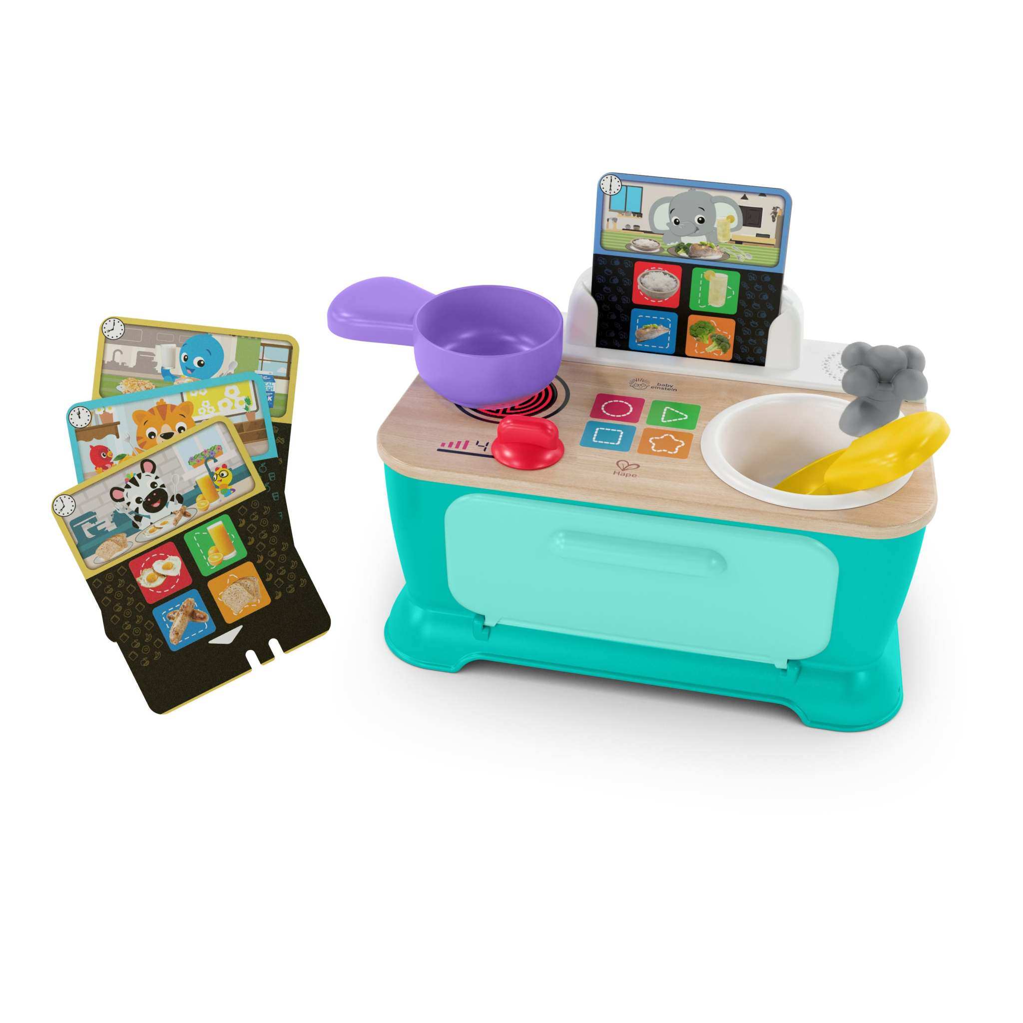 Baby Einstein Hape Magic Touch Kitchen toy for toddlers with lights and sounds