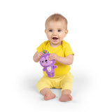 Bright Starts Jingle Joy Reach & Rattle Toy – Purple Sloth - Unisex, Newborn +