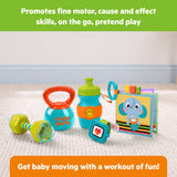 Bright Starts Baby’s First Workout 5-Piece Gift Set, Baby Rattle & Teether Toys, Unisex, 3M+