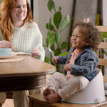 Teal Ingenuity Simplicity Seat Easy-Clean Baby Booster with removable straps and wipeable base