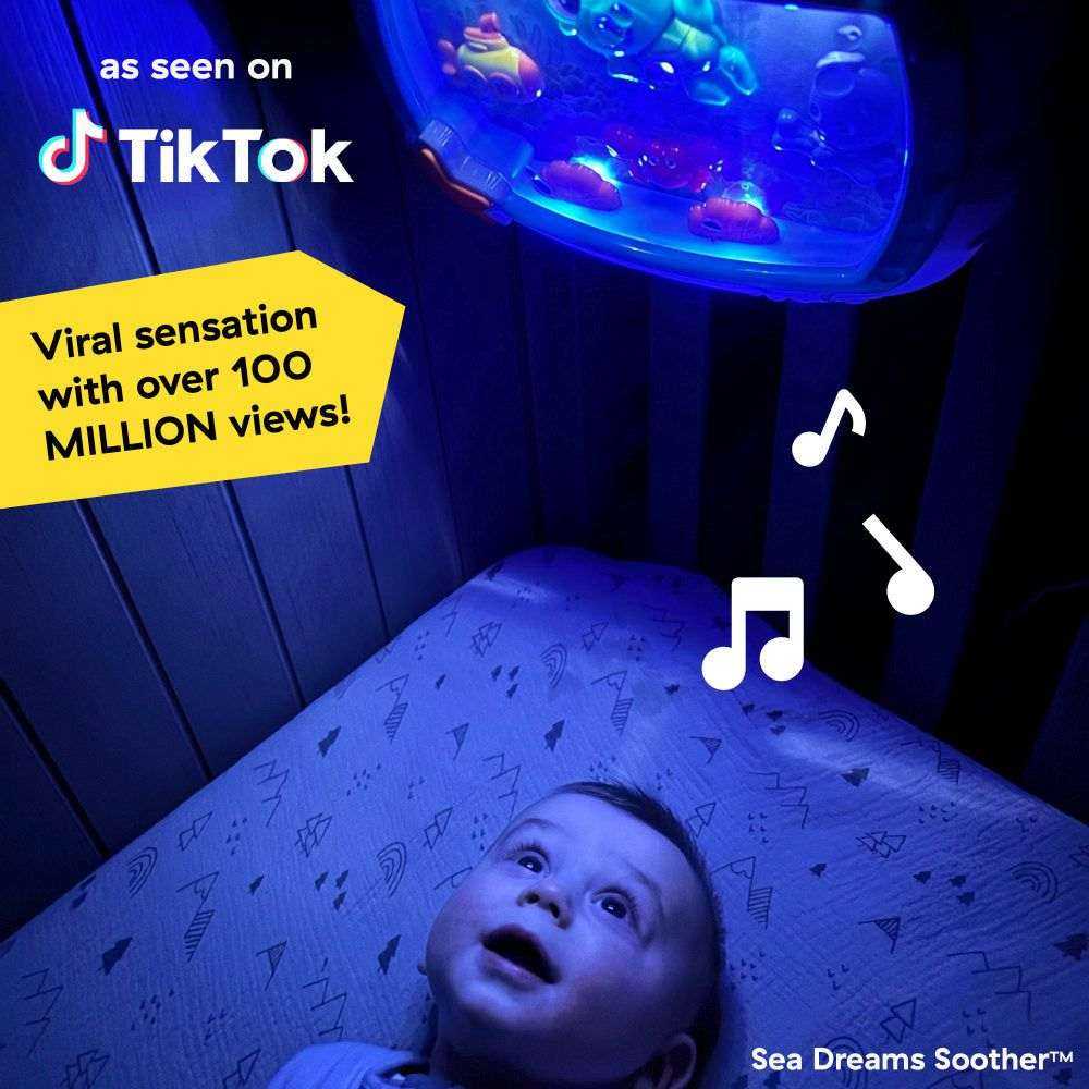 Baby Einstein Sea Dreams Soother bundle with crib toy and handheld sound machine