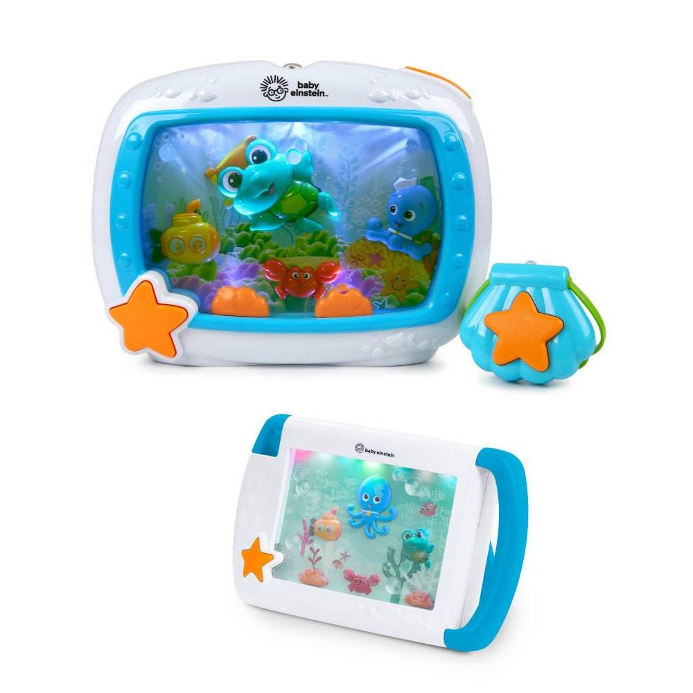 Baby Einstein Sea Dreams Soother Bundle with crib and portable sound machines