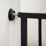 Ingenuity The Thruway 52W Series baby and pet gate with GlideOpen foot pedal and espresso metal finish