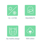 SwaddleMe by Ingenuity All Season Swaddle for newborns 0-3 months in Stardust design