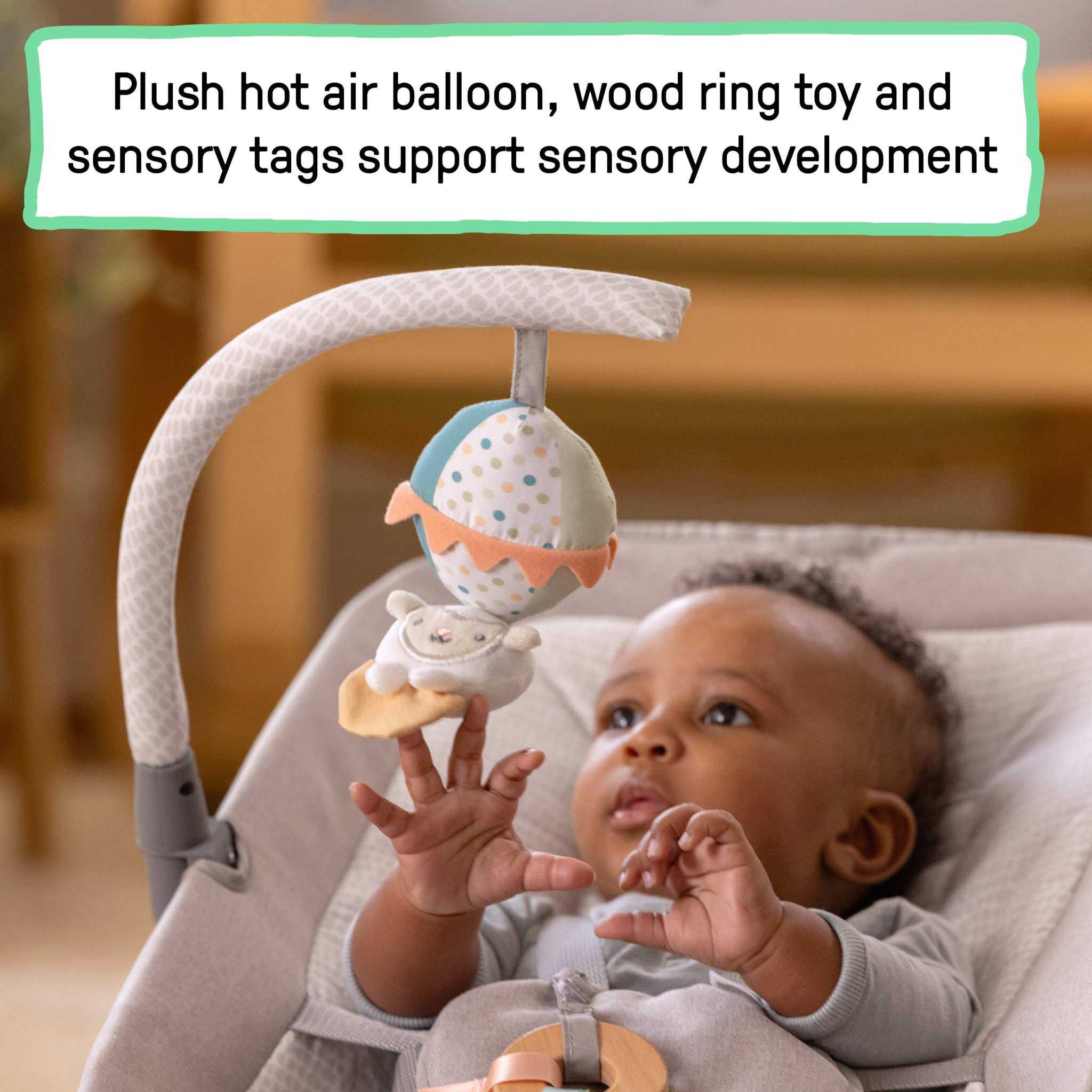 Ingenuity Keep InMotion automatic baby rocking seat with remote and toy bar