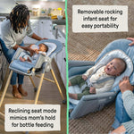 Ingenuity Proper Positioner 7-in-1 deluxe high chair for babies and toddlers